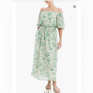 NWT Max Studio London Off The Shoulder Maxi Dress